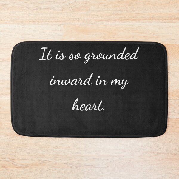Item preview, “It is so grounded inward in my heart.” - handwriting white designed and sold by ariksworld.