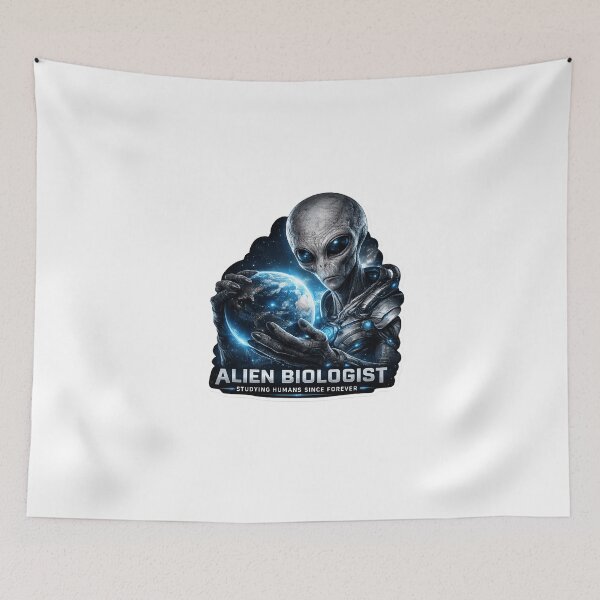Item preview, Alien Biologist Studying Humans Since Forever designed and sold by Ruamid.