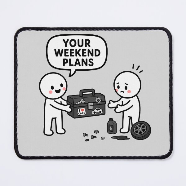 Item preview, Funny Weekend Mechanic Design designed and sold by MonkiFlipp.