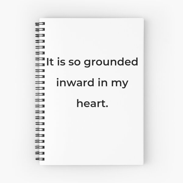 Item preview, “It is so grounded inward in my heart.” - print black designed and sold by ariksworld.