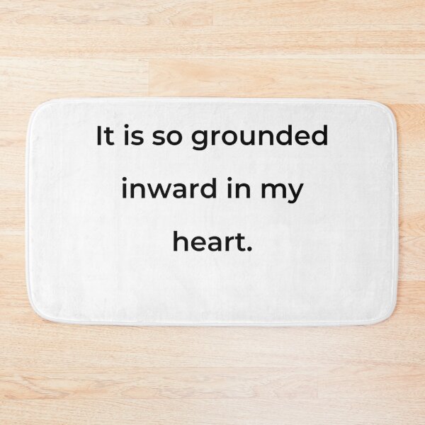 Item preview, “It is so grounded inward in my heart.” - print black designed and sold by ariksworld.