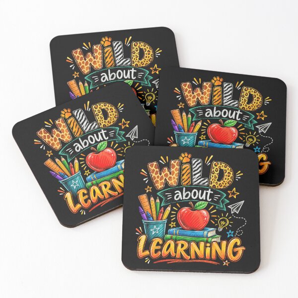 Item preview, Wild About Learning Cute Teacher Back To School Classroom Motivation designed and sold by LizzyKeiko.