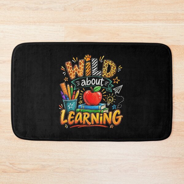 Item preview, Wild About Learning Cute Teacher Back To School Classroom Motivation designed and sold by LizzyKeiko.