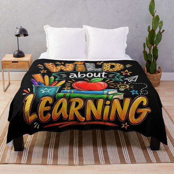 Item preview, Wild About Learning Cute Teacher Back To School Classroom Motivation designed and sold by LizzyKeiko.