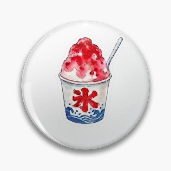 Item preview, Strawberry Shaved Ice - Watercolor Japanese Summer - Fashion & Sticker Art designed and sold by asumintjapan1.