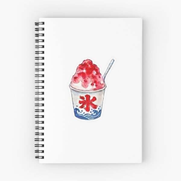 Item preview, Strawberry Shaved Ice - Watercolor Japanese Summer - Fashion & Sticker Art designed and sold by asumintjapan1.