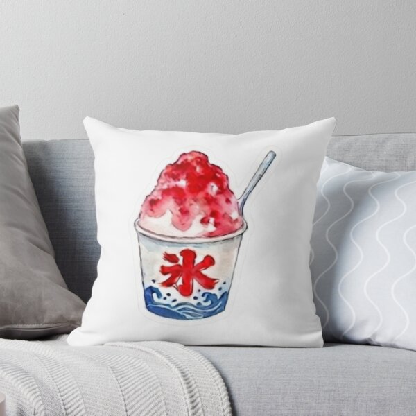 Item preview, Strawberry Shaved Ice - Watercolor Japanese Summer - Fashion & Sticker Art designed and sold by asumintjapan1.