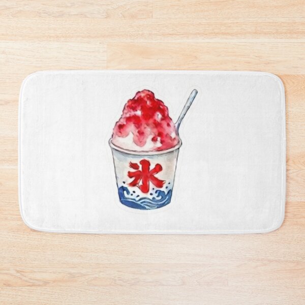 Item preview, Strawberry Shaved Ice - Watercolor Japanese Summer - Fashion & Sticker Art designed and sold by asumintjapan1.