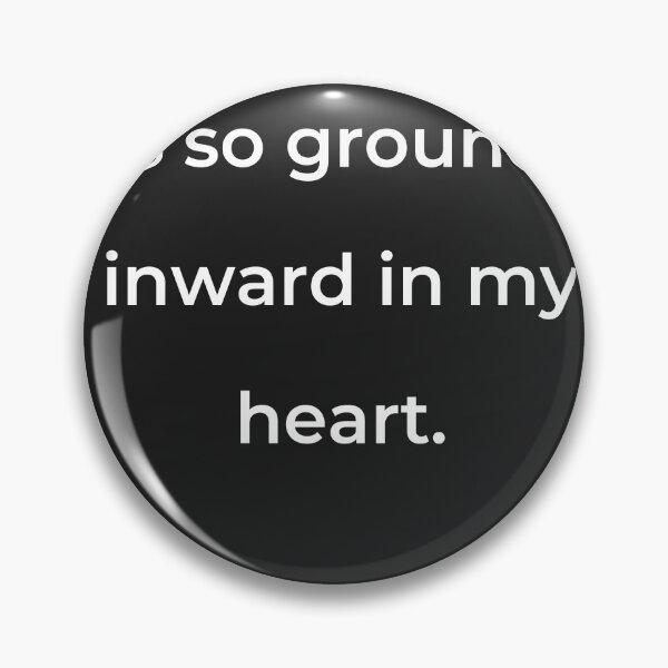 Item preview, “It is so grounded inward in my heart.” - print white designed and sold by ariksworld.