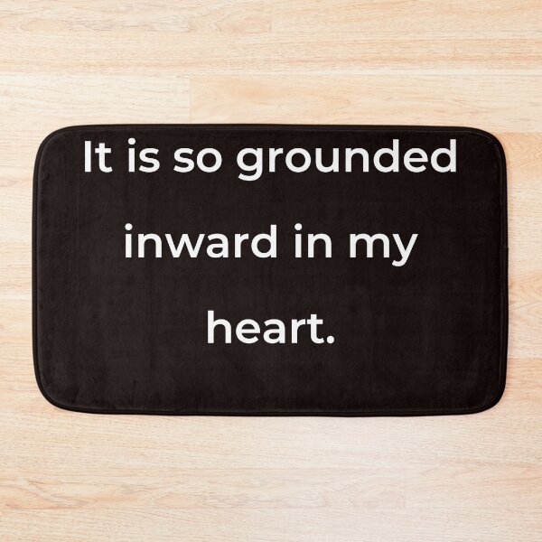 Item preview, “It is so grounded inward in my heart.” - print white designed and sold by ariksworld.
