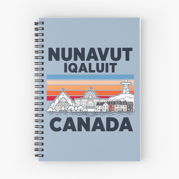 Item preview, Nunavut Iqaluit Canada Minimalist Skyline Retro Colors designed and sold by HowToCanadian.