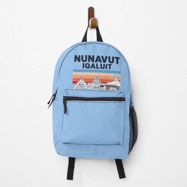 Item preview, Nunavut Iqaluit Canada Minimalist Skyline Retro Colors designed and sold by HowToCanadian.