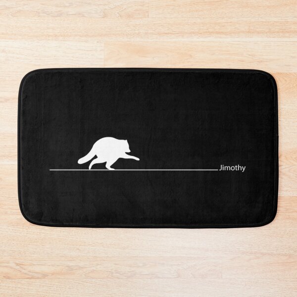 Item preview, Minimalist Jimothy Raccoon Walking Line Funny Meme Animal Silhouette Design designed and sold by LizzyKeiko.