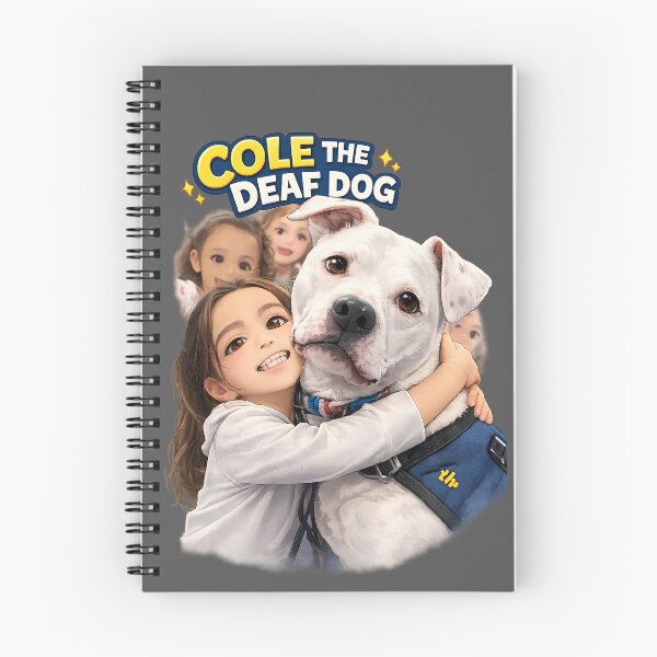 Item preview, Cole the Deaf Dog – Cute Deaf Dog Cartoon Design | Dog Lover Gift | Pet Rescue Awareness Art designed and sold by flowerpower999.