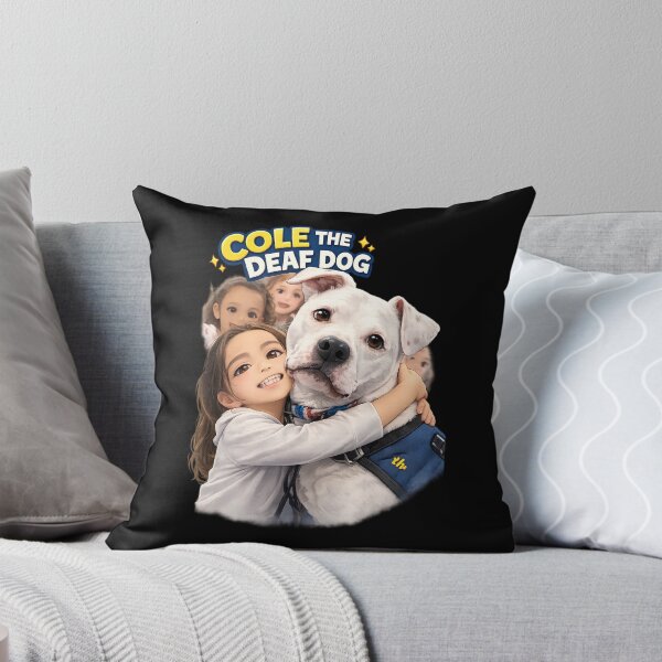 Item preview, Cole the Deaf Dog – Cute Deaf Dog Cartoon Design | Dog Lover Gift | Pet Rescue Awareness Art designed and sold by flowerpower999.