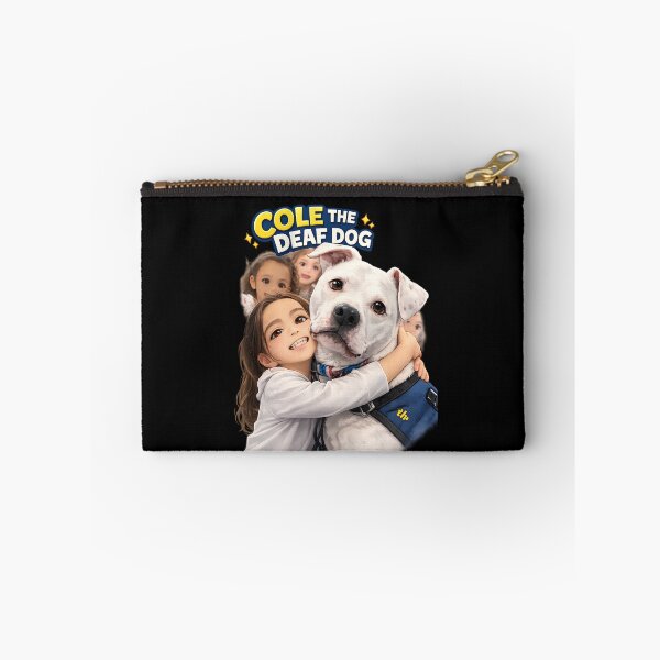 Item preview, Cole the Deaf Dog – Cute Deaf Dog Cartoon Design | Dog Lover Gift | Pet Rescue Awareness Art designed and sold by flowerpower999.