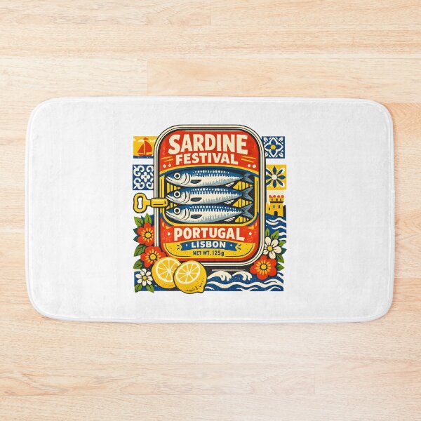 Item preview, Sardine Festival Sardine Tin Portugal Riviera Lisbon Vintage Souvenir Mediterranean Summer  designed and sold by Artycom.