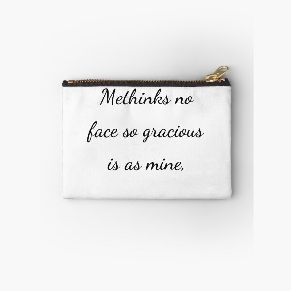 Item preview, “Methinks no face so gracious is as mine,” - handwriting black designed and sold by ariksworld.