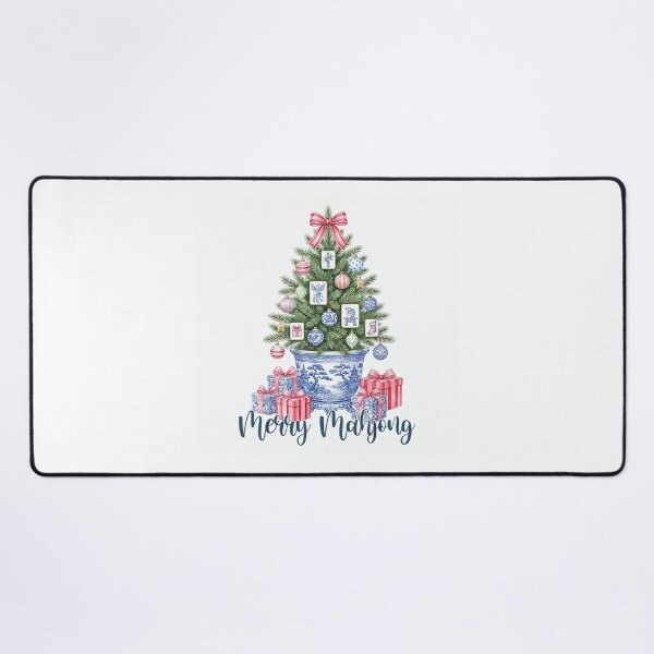 Item preview, Merry Mahjong Christmas Tree Holiday Celebration For Mahjong Players Everywhere designed and sold by Taniyah Gomes.