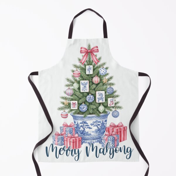 Item preview, Merry Mahjong Christmas Tree Holiday Celebration For Mahjong Players Everywhere designed and sold by Taniyah Gomes.