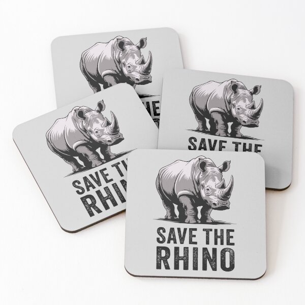 Item preview, Save The Rhino | Protect Endangered Species designed and sold by MammothArt.