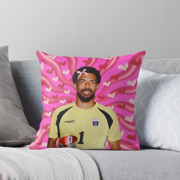 Item preview, Cute Vozinha with Pink Bow, Cape Verde Goalkeeper designed and sold by SuchWowDesign.