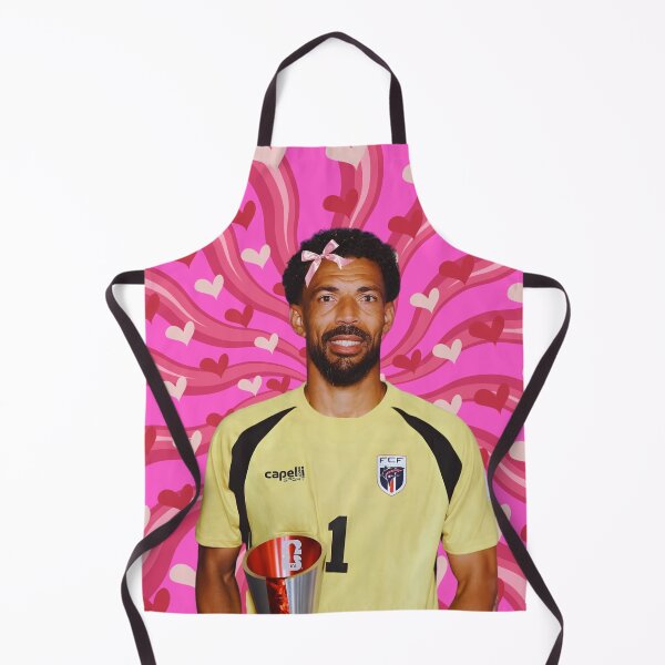 Item preview, Cute Vozinha with Pink Bow, Cape Verde Goalkeeper designed and sold by SuchWowDesign.
