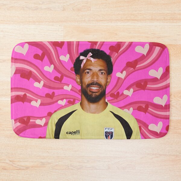 Item preview, Cute Vozinha with Pink Bow, Cape Verde Goalkeeper designed and sold by SuchWowDesign.