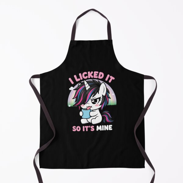 Item preview, I Licked It So It's Mine Emo Unicorn Funny Back to School Pun designed and sold by Yellowriversss.