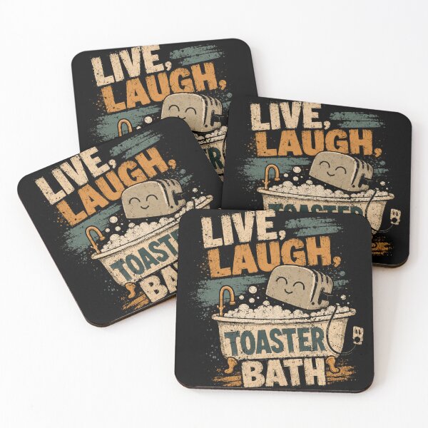 Item preview, Live Laugh. Toaster Bath Dark Humor Meme Sarcastic Funny designed and sold by SkeletonsDanger.