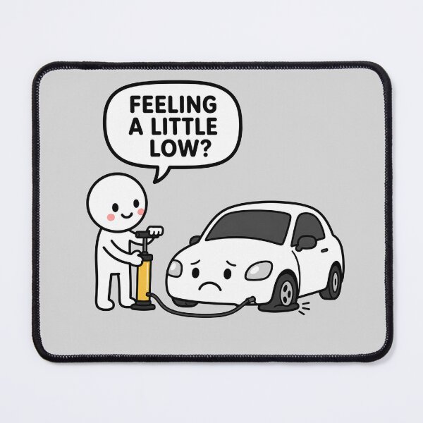 Item preview, Funny Low Tire Car Design designed and sold by MonkiFlipp.