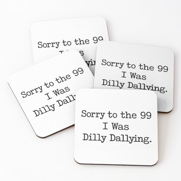 Item preview, Sorry to the 99 I Was Dilly Dallying, Funny Christian Sheep  designed and sold by CloudyPress.