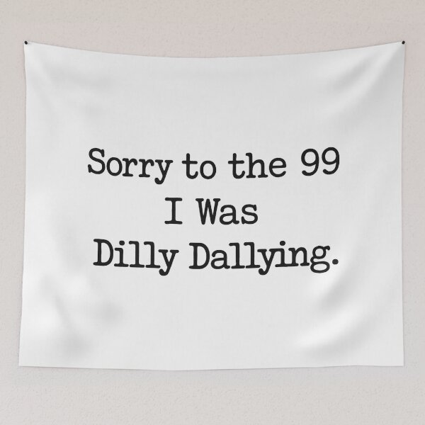 Item preview, Sorry to the 99 I Was Dilly Dallying, Funny Christian Sheep  designed and sold by CloudyPress.