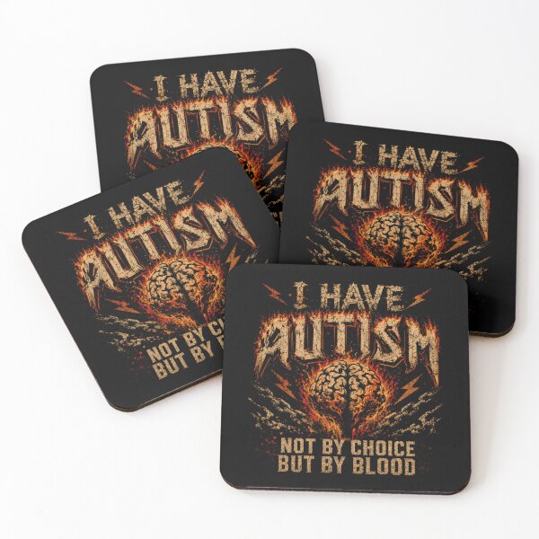 Item preview, I Have Autism Not By Choice But By Blood Autism Awareness Autistic Identity designed and sold by HumansStuck12.