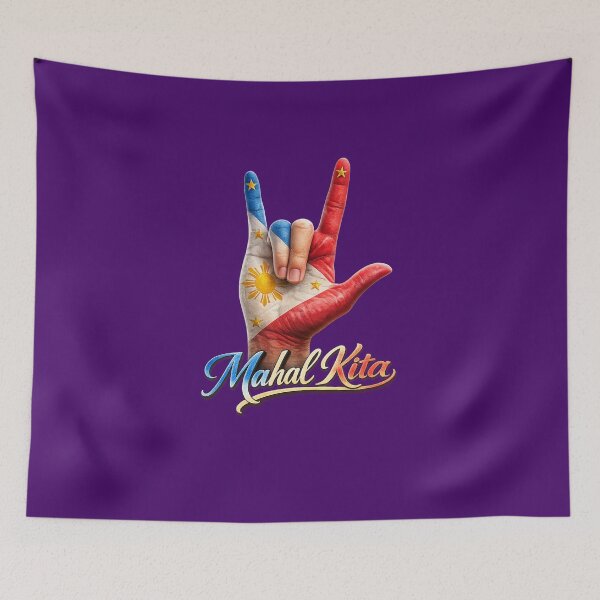 Item preview, Mahal Kita – Filipino Love Hand Sign  designed and sold by FlipFlopTeesCo.