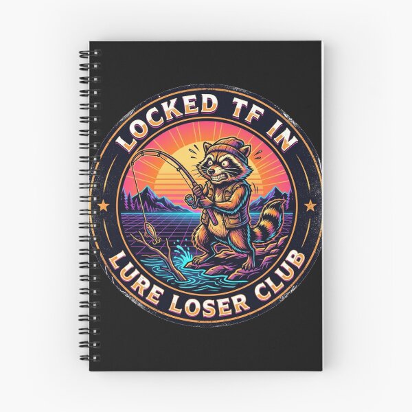 Item preview, Jimothy Raccoon - Locked In Lure Loser Club designed and sold by SisuPrintsCo.
