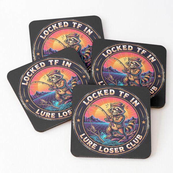 Item preview, Jimothy Raccoon - Locked In Lure Loser Club designed and sold by SisuPrintsCo.