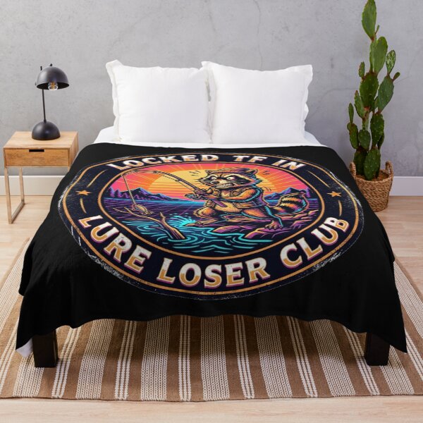 Item preview, Jimothy Raccoon - Locked In Lure Loser Club designed and sold by SisuPrintsCo.