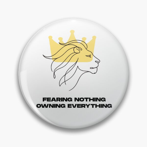Item preview, Fearing Nothing Owning Everything Line Art Design designed and sold by RunningWhiskers.