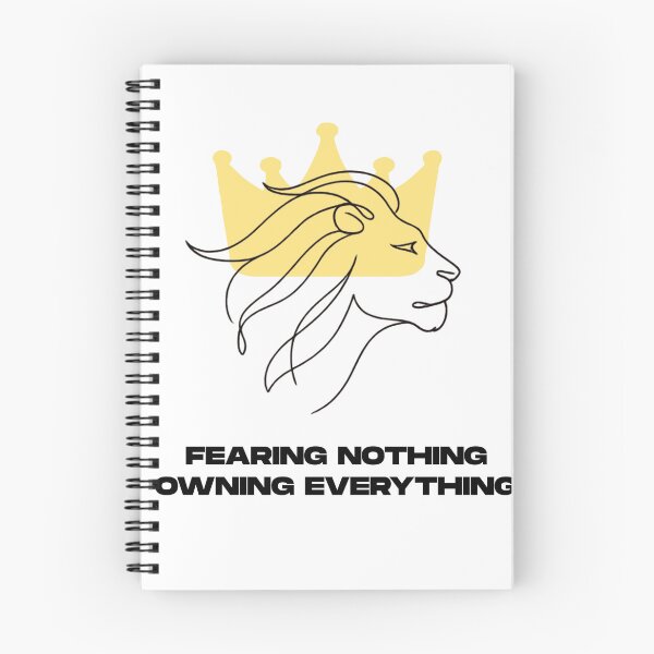 Item preview, Fearing Nothing Owning Everything Line Art Design designed and sold by RunningWhiskers.