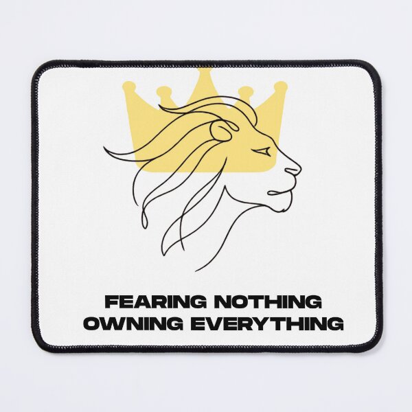 Item preview, Fearing Nothing Owning Everything Line Art Design designed and sold by RunningWhiskers.