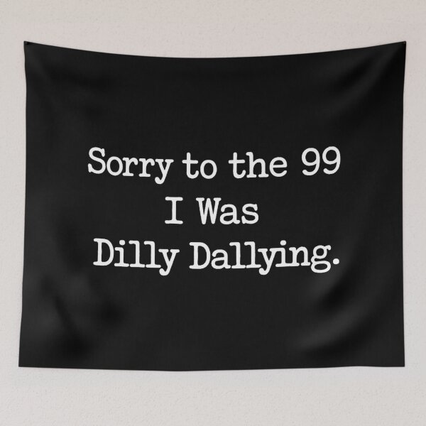 Item preview, Sorry to the 99 I Was Dilly Dallying, Funny Christian Sheep  designed and sold by CloudyPress.