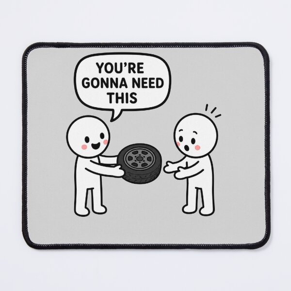 Item preview, Funny Spare Tire Design designed and sold by MonkiFlipp.