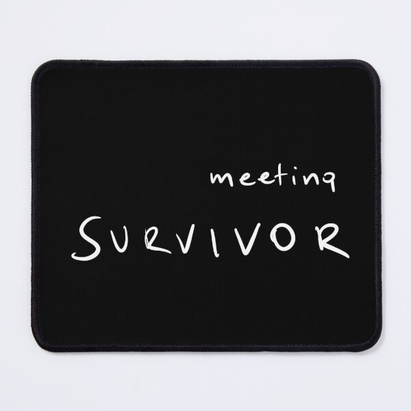Item preview, Meeting survivor, office humor designed and sold by Malvamalu.