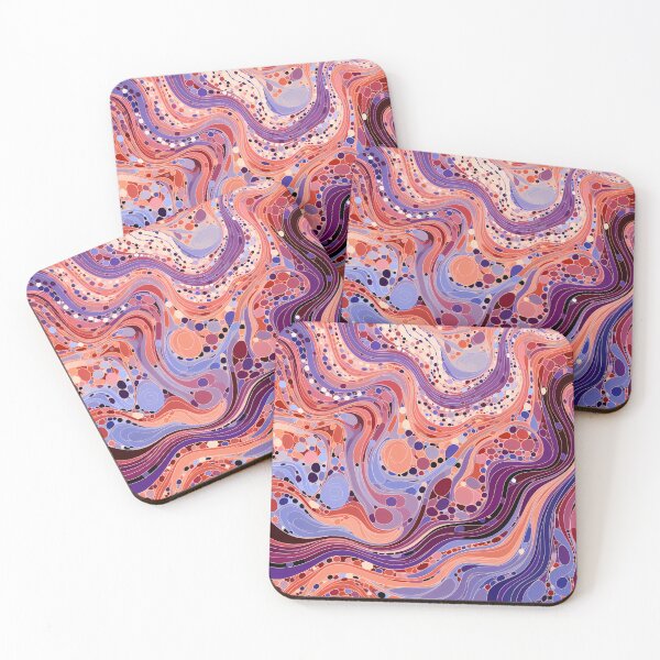 Item preview, Flowing Lavender Currents Abstract Pattern designed and sold by GrinGalore.