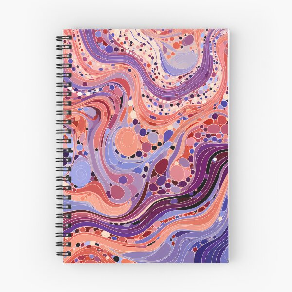 Item preview, Flowing Lavender Currents Abstract Pattern designed and sold by GrinGalore.