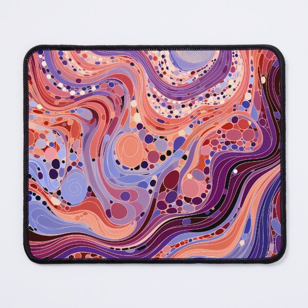 Item preview, Flowing Lavender Currents Abstract Pattern designed and sold by GrinGalore.