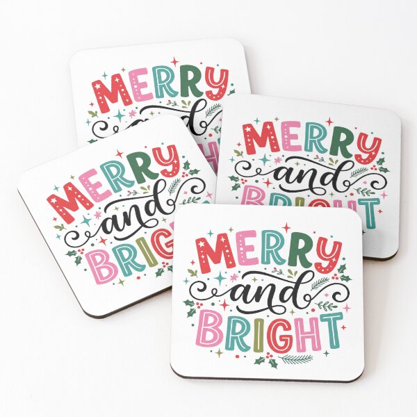 Item preview, Merry and Bright Cute Colorful Christmas Holiday designed and sold by raedattia.