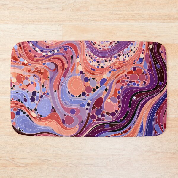 Item preview, Flowing Lavender Currents Abstract Pattern designed and sold by GrinGalore.