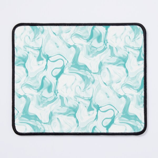 Item preview, Summer Retro Marble Pattern in Aquamarine designed and sold by Artistestella.
